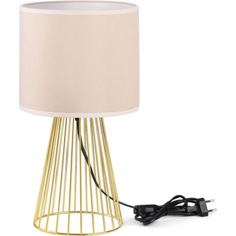 Lámpara Tornado asbgz terciopelo beige (1/5)