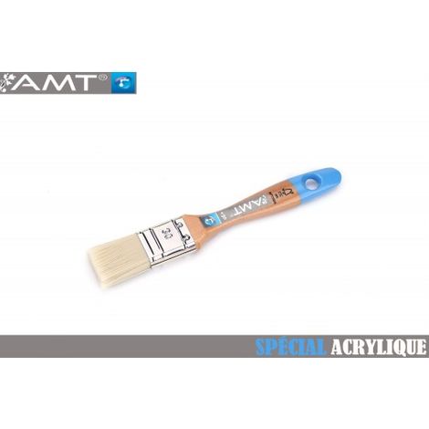Pinceau Plat - Peintures Acryliques - Manche Bois Fsc - N°30 - Amt