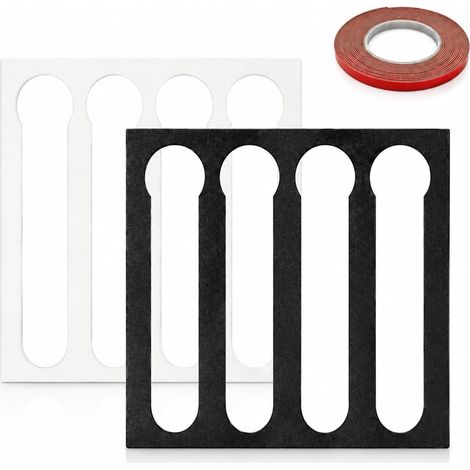 2 supports de capsules de café, sans perçage, avec ruban adhésif double