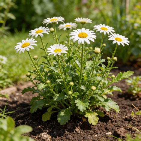 Marguerite vulgare 20cm Godet 9cm - Leucanthemum (1/4)