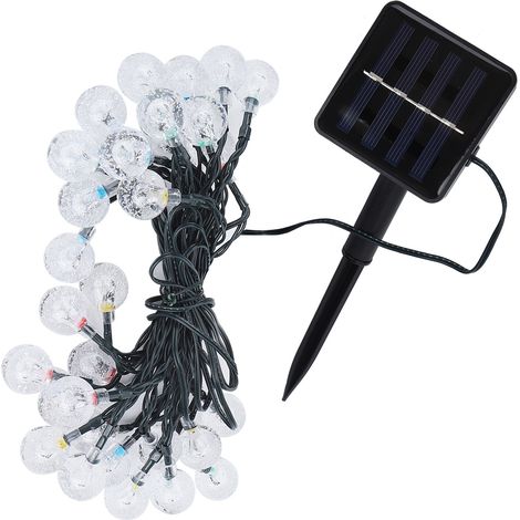 Corde lumineuse solaire 5m 30LED multicolore pour décorations de jardin, paysage et Noël (1/5)