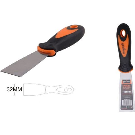 Kaela - Spatola Per Pareti Acciaio 32 Mm 1.5" Ferramenta Con Maniglia Antiscivolo 90417 - (1/2)