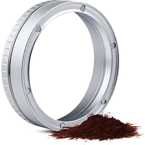 Portafilter Funnel Magnétique en Aluminium pour Delonghi avec 6 Points Magnétiques (1/5)