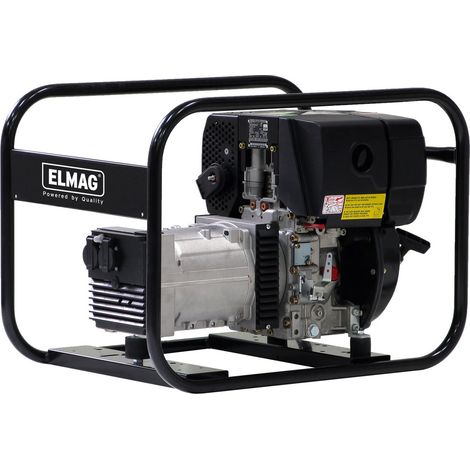 ELMAG Stromerzeuger SED 4200W-AVR mit HATZ-Motor 1B30 mit AVR-Regelung (1/2)