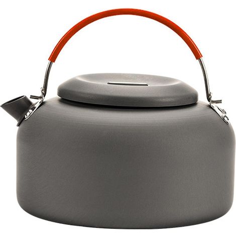 Bouilloire en aluminium légère 0,8L/1,4L pour camping, randonnée - 0,8L Rouge