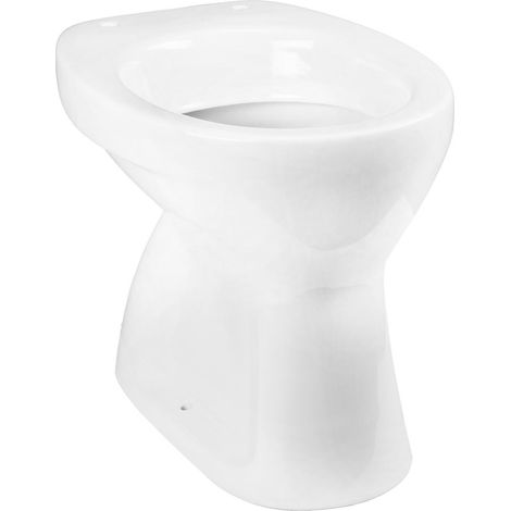 WC flach innen senkrecht weiß