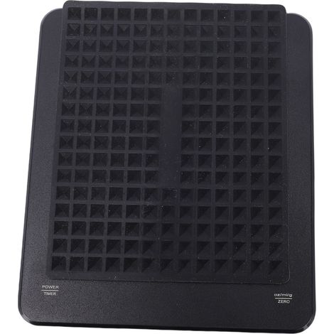 Kaffeewaage mit Timer (0,1 g), hochpräzise, wiederaufladbar per USB-C, mit Hintergrundbeleuchtung und Silikonmatte (1/5)
