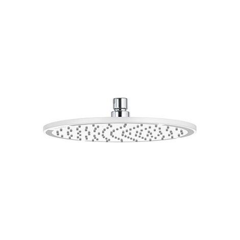 A-qa tête de douche métallique 250 mm chromée/blanc