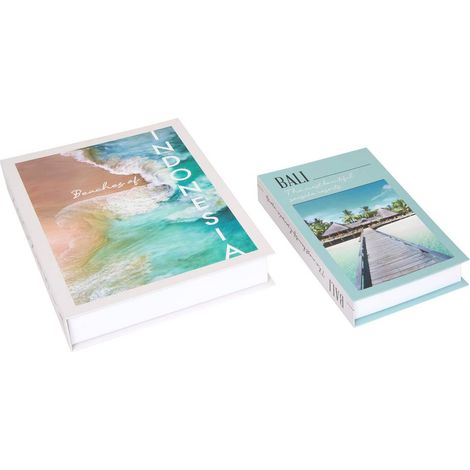 Set di 2 scatole a forma di libro 33x25cm - Atmosphera créateur d'intérieur (1/5)