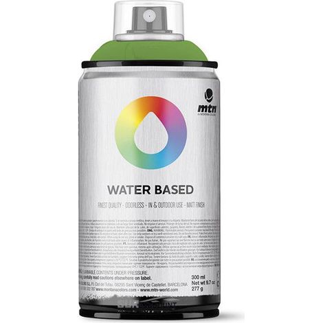 Bombe de peinture MTN water based - vert brillant (1/4)