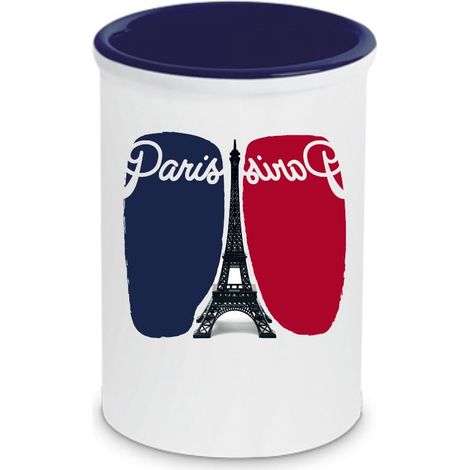 Pot à stylos en céramique Tour Eiffel Cbkreation