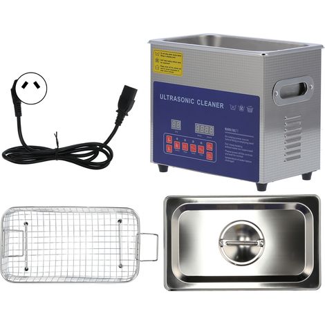 Nettoyeur Ultrasonique 3L Double Fréquence MH-020G avec Chauffage Minuterie et DégaZage, Prise AU 220V (1/5)