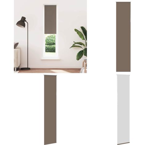 vidaXL Verdunkelungsrollo Kaffeebraun 55x230 cm Stoffbreite 50,7 cm (1/5)