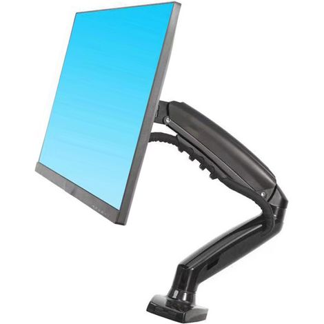 Support pour écran simple avec bras articulé, inclinaison de +85°/-30°, charge maximale de 2 à 9 kg, réglage vertical pour écrans de 17 à 30 pouces. (1/5)