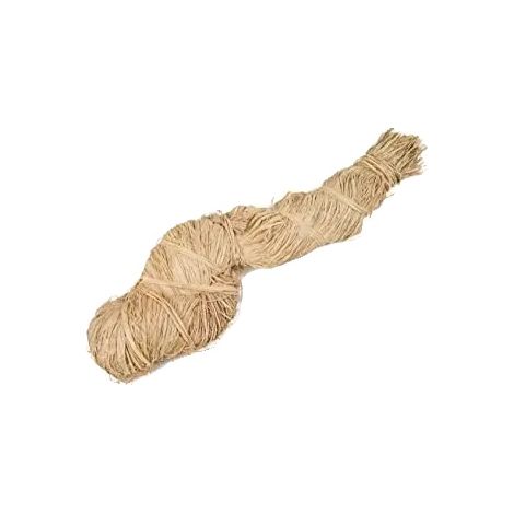 Rafia natural, 1,6 kg, longitud 150 cm, biodegradable, ecológica, multiusos. (1/5)