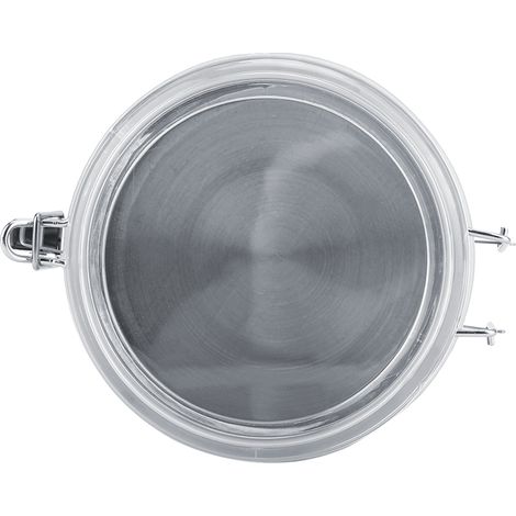 Bocal de conservation café thé sucre 800ml en acier inoxydable, pot hermétique sous vide pour graines et feuilles, récipient alimentaire étanche avec couvercle. (1/5)