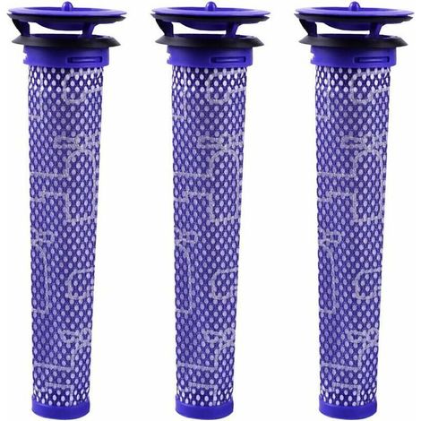 Staubsaugerfilter für Dyson V8, V7, V6 DC62, blau, 3er-Pack, Mischmaterial (1/4)