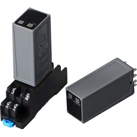 Relais temporisé programmable H3Y-4 avec écran LCD pour entrée (1/5)