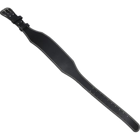 Ceinture de musculation noire pour haltérophilie et force athlétique, idéale pour l'entraînement en salle de sport (taille L). (1/5)