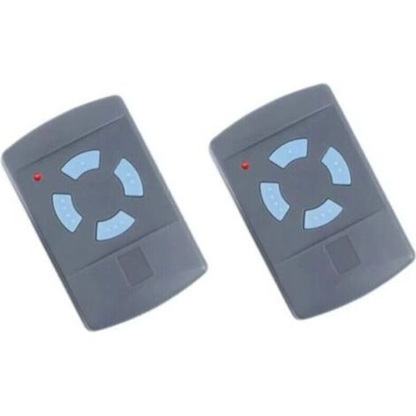 2PACK Télécommande de Garage Sdre HSM4 868 MHz avec 4 Boutons Couleur Bleue Remplacer Les émetteurs Hormann 868 MHz HS4 HSM2 HSP4 868 HS1 868 Tubauto HSM4 868 Tubauto HS4 868Fréquence (1/4)
