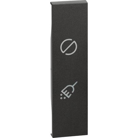 Living Now enjoliveur 1 module SIGNALIS.DND MUR noir BTICINO BTKG11H