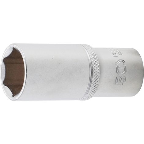 Llave de vaso hexagonal, larga  entrada 10 mm (3/8")  19 mm