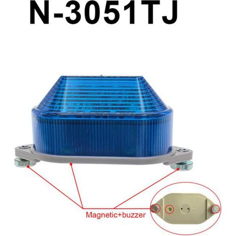 Signal d'avertissement stroboscopique TB40 N-3051,indicateur,lampe LED,petite lumière clignotante- N-3051TJ Blue-24VDC -B