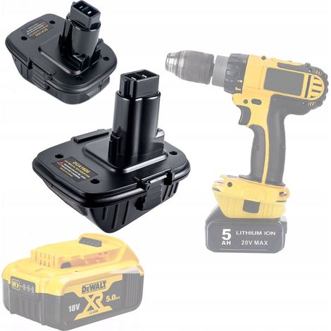 Adattatore Dewalt DC9096 per batteria Dewalt (DCA1820) nero