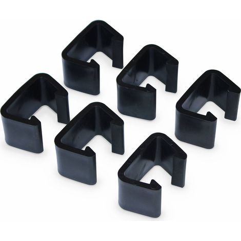 Set of 6 connectors for garden sofa set, Set of 6 connectors, Black, 11x11x11 cm (1/5)