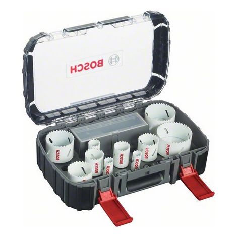 Seghe a tazza bimetalliche HSS Set 14 pezzi Power Change 2608580878 BOSCH