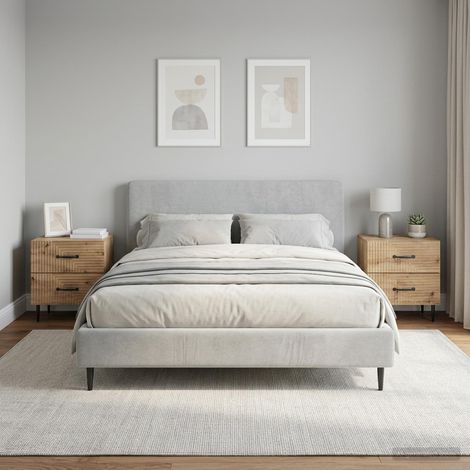 vidaXL Bedside Cabinet 2 pcs Artisan Oak 43 x 34.5 x 47.5 cm (1/5)