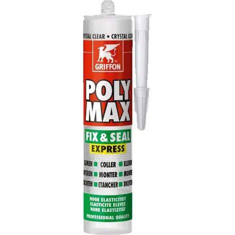 Pegamento de montaje para todos los materiales Polymax 300G TRANSPARENTE