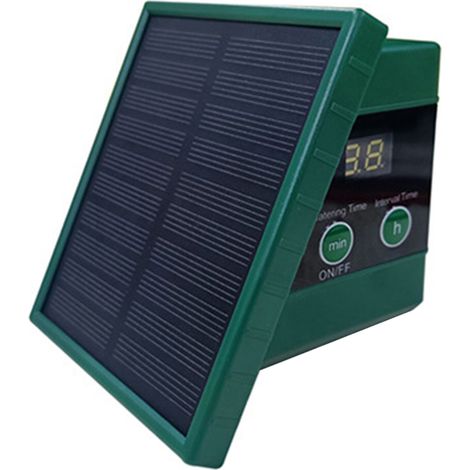 Kit arrosage goutte à goutte solaire économique automatique avec programmateur et anti-siphon pour jardin plantes en pot (1/4)