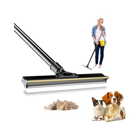 Nettoyeur de tapis double face pour éliminer les poils d'animaux, peigne à tapis pour enlever les poils de chien et de chat, brosse pour Aquaforge-AquaForge (1/5)