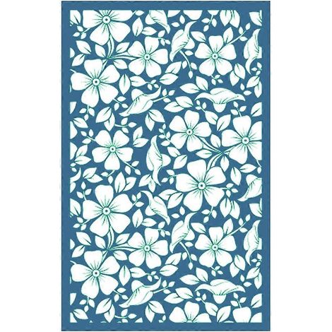 Blumennetz-Siebdruckschablonen, wiederverwendbar, zum Selbermachen von T-Shirts und Taschen