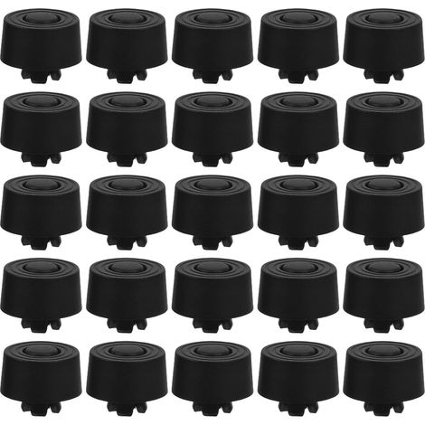Pieds en Caoutchouc pour Boîtier Pc, Lot de 25 Patins Antidérapants en Plastique Résistants à l'usure, Support Stable pour Châssis D'ordinateur de Bureau, pour Maison et Bureau (1/5)
