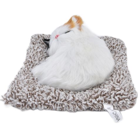 Chaton Simulé Poupée en Peluche Douce Déco Animale pour Voiture Maison (1/5)