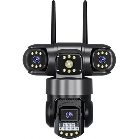 Andowl - Telecamera Di Sorveglianza Sicurezza Ip Ptz 4g 8k 12mp Tripla Lente Schermo Audio Q-g819 - (1/5)