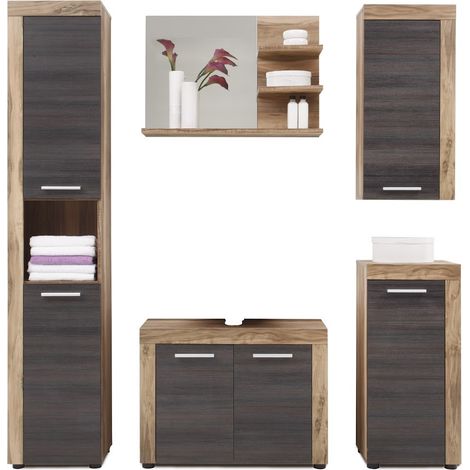 Muebles de baño PUKET 72 x 56 x 34 cm - Color: Gris oscuro