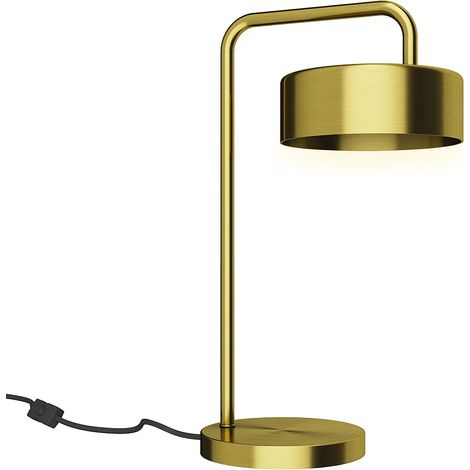 Lampe à poser style vintage - Métal - H. 40 cm - Doré - OTILIE (1/4)