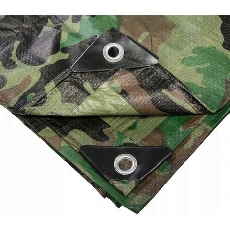 Lona de camuflaje de 3 x 5 m y 90 g. (1/5)