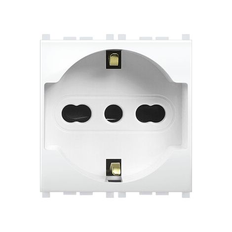 MIVIDA MV6050 PRESA SCHUKO BIPASSO 2P+T- 6,0 pz