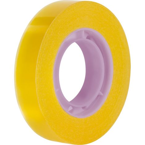 Ruban adhésif jaune transparent Milan 12mm x 33m (1/2)