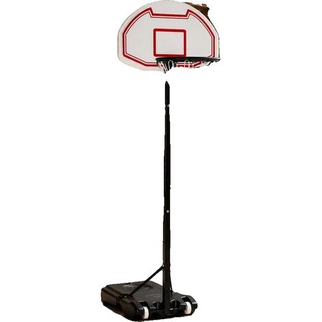 Panier de basketball, hauteur réglable, portable avec roues, B6204 (1/2)