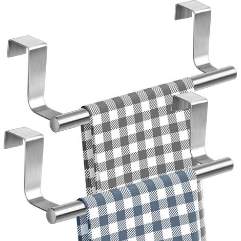 Stück Wandhandtuchhalter aus Edelstahl 23,5 x 5,5 cm - Hängender Handtuchhalter, Wandhandtuchstange, Handtuchhalter aus Edelstahl für Badezimmer.