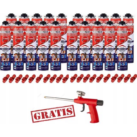 20x Polynor PRO Wärmedämm-Sprühschaum, Garagenisolierung (1/5)