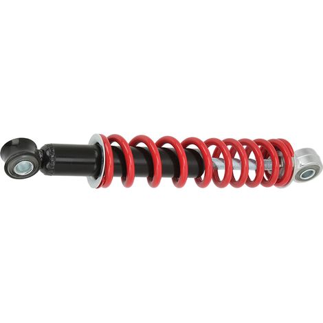 250 mm (9,8 Zoll) Motorradstoßdämpfer mit universeller roter Feder für 50-125 cm³ Motocross-Pitbikes, Quads und Go-Karts (1/5)