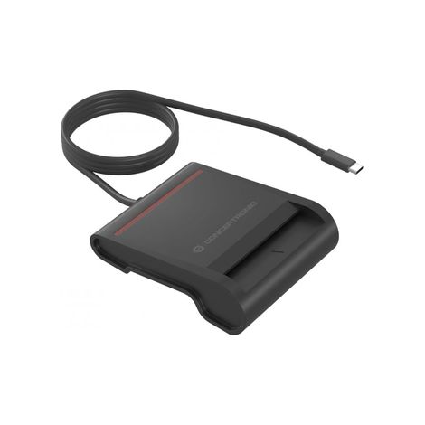 Conceptronic SCR01BC Smart-Card-Lesegerät Drinnen USB Typ-C Schwarz (1/2)