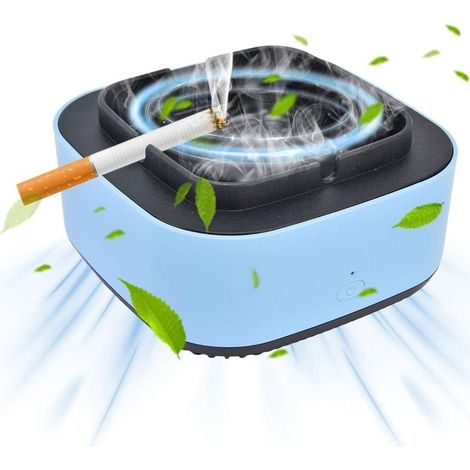 Cendrier Sans Fumée,Cendrier Purificateur, Aspiration Ionique Négative Enveloppante à 360 Degrés, Fonction de Minuterie d'arrêt Automatique, pour Maison (1/5)