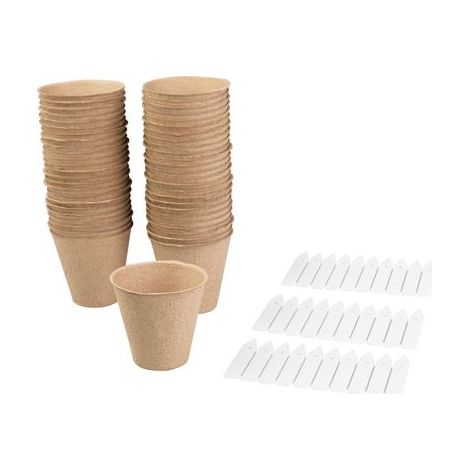 Minigewächshaus Strend Pro, Pflanzset, 80-teilig, 21,5x16x8,5 cm